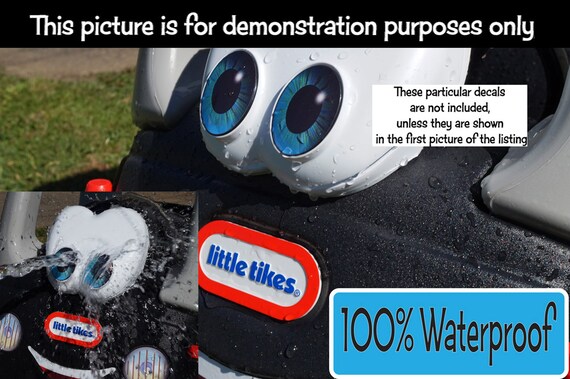 little tikes cozy truck stickers