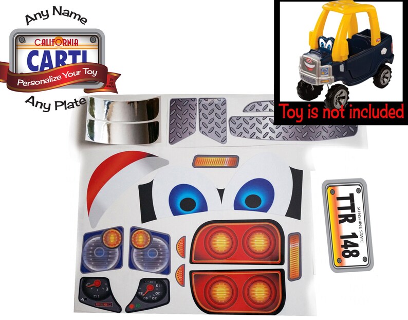 cozy coupe replacement decals