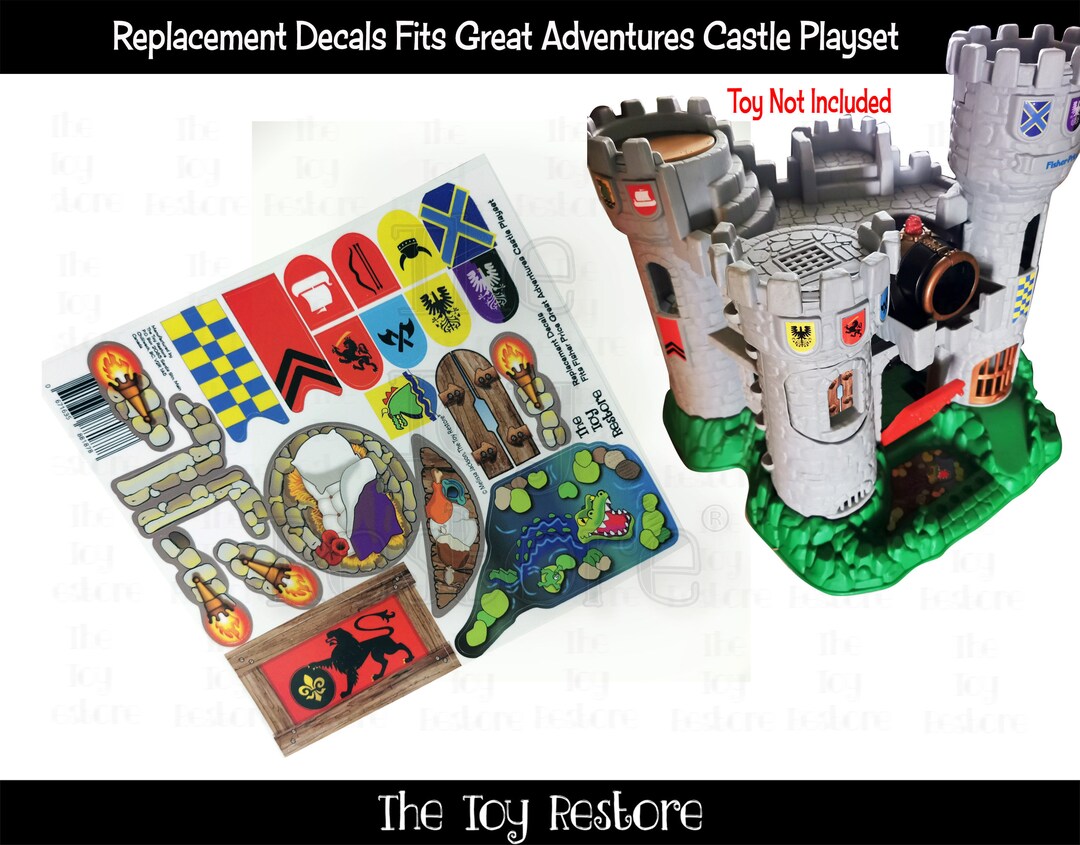 The Toy Restore Replacement Stickers Fits Fisher Price Great Adventures