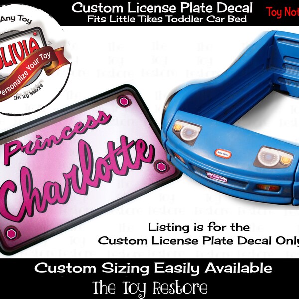 Restore Race Car Bed Stickers Etsy