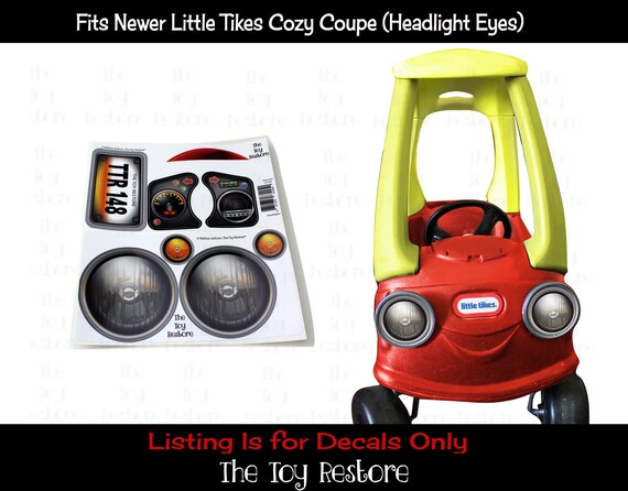 little tikes cozy coupe decals