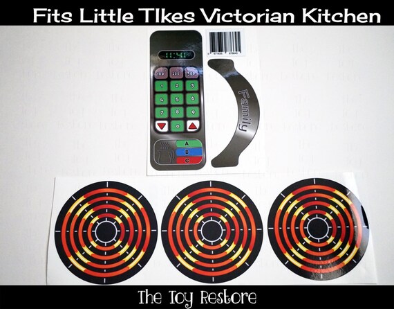 toy kitchen decals
