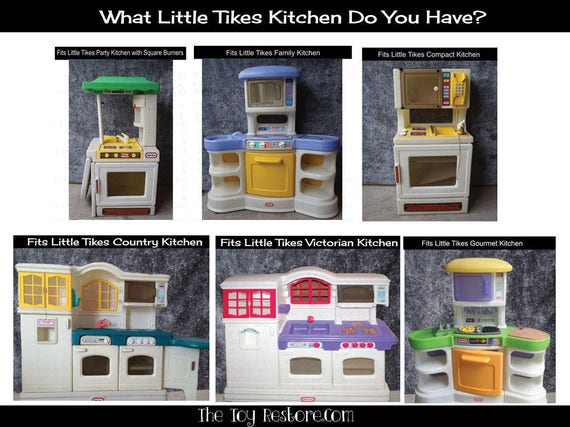 Play kitchen replacement stickers deals
