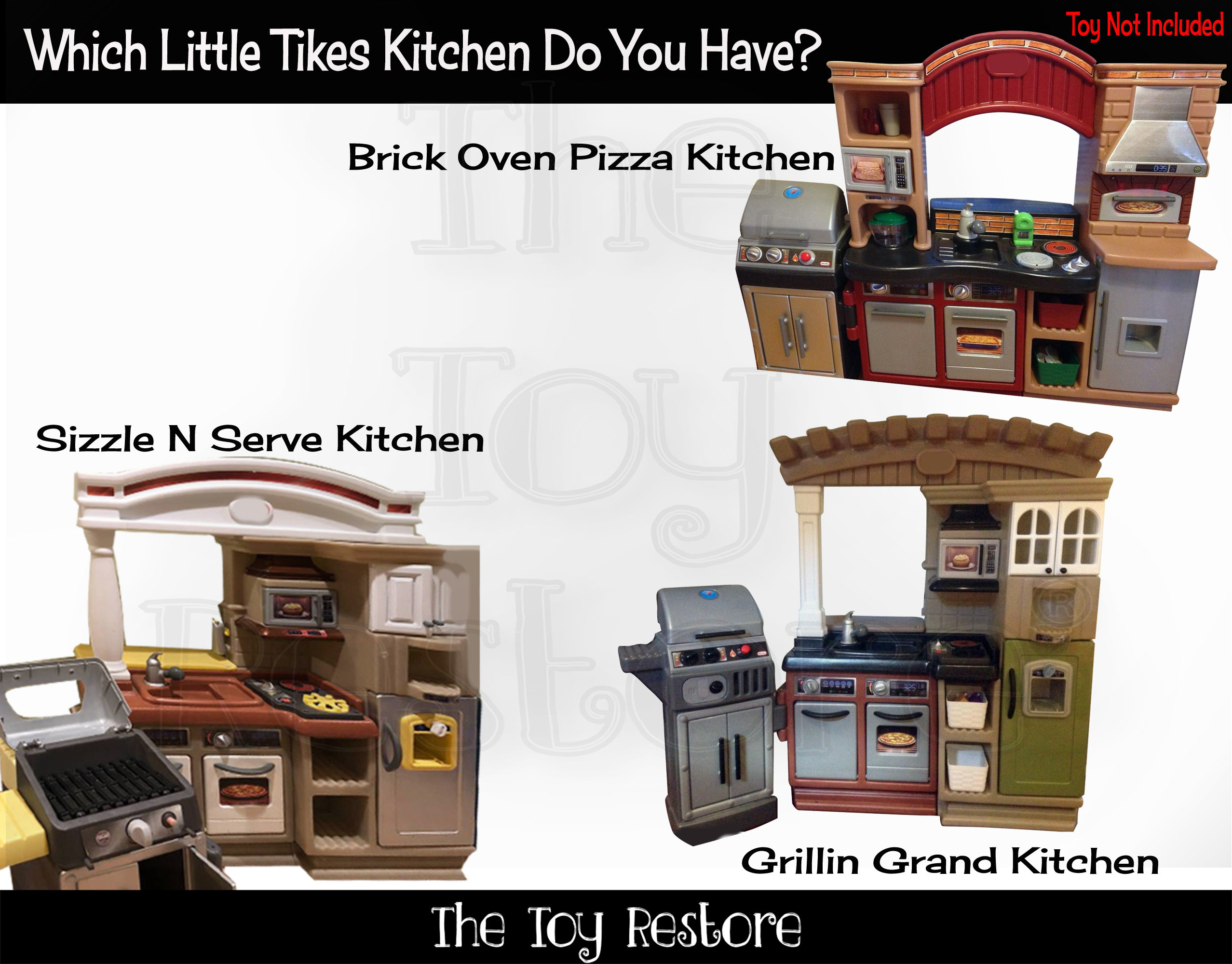 The Toy Restore Replacement Stickers Fits Little Tikes Grillin Grand Play Kitchen Decals Etsy Norway