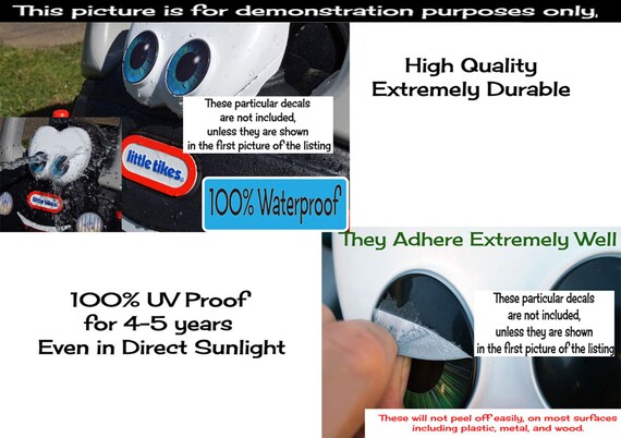 little tikes cozy truck replacement stickers