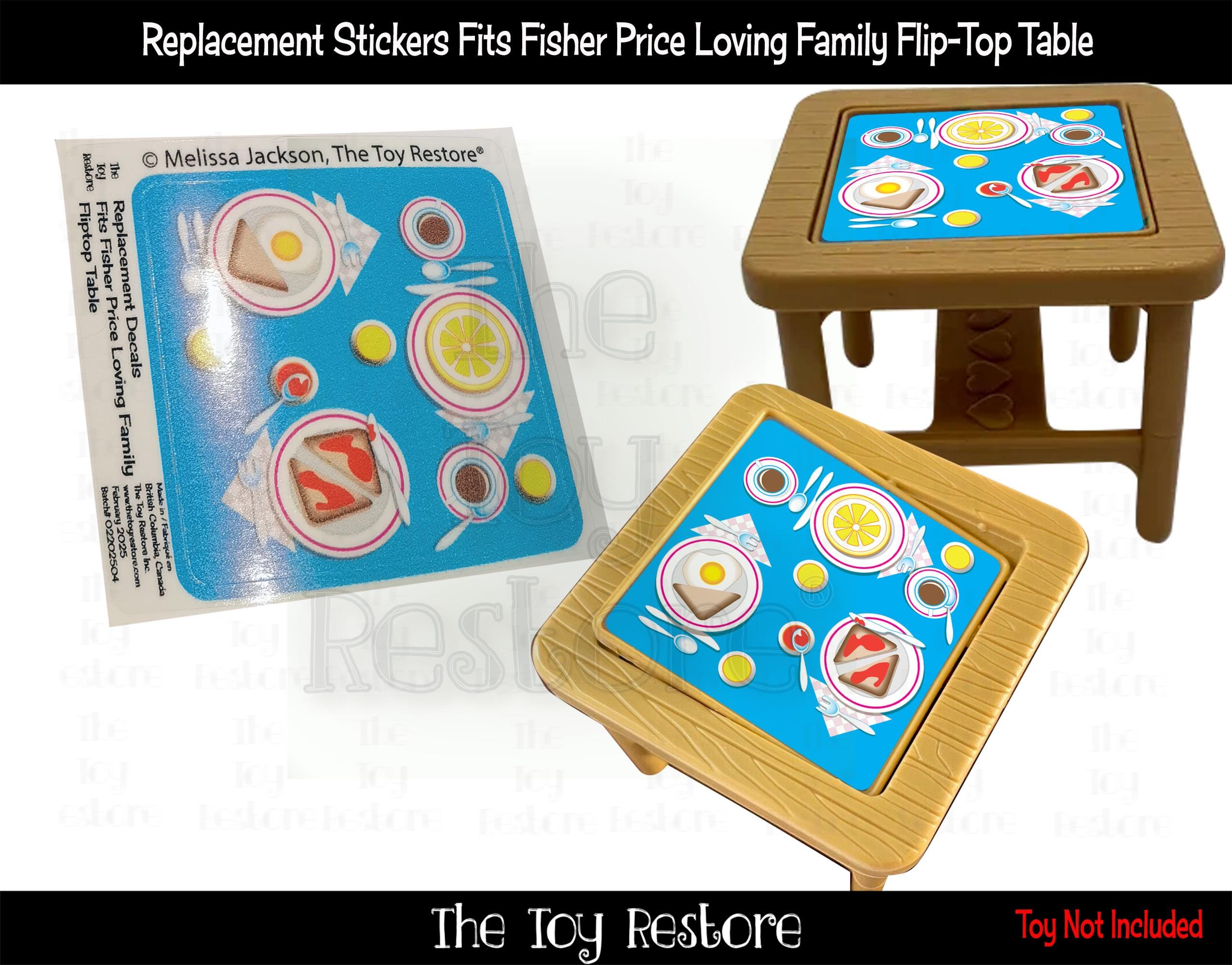 thumbnail image 2 of Fisher Price Loving Family Dollhouse Replacement Stickers - 1993 Dream Dollhouse #74600 Decals 2 of 14