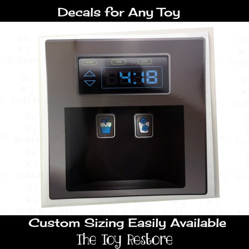 New Replacement Decals Stickers for Play Kitchens Ice Etsy