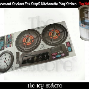 The Toy Restore Replacement Stickers fits Step2 Kitchenette Play Kitchen Decals image 1