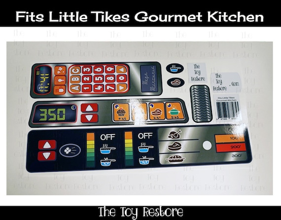 toy kitchen decals