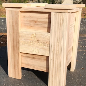 Customizable Handcrafted Cedar Planter