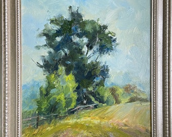Summer Haze, original oil painting, 11 x 14