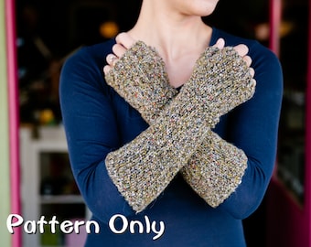 Patrón de guantes sin dedos bereberes