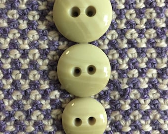 Conjunto de 4 botones de color crema de 2 hoyos, 3 tamaños disponibles, comprar 4 juegos de cualquier tamaño obtener 1 precio más bajo establecido en su compra GRATIS