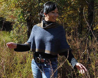 Patrón de tejido del poncho Morning Glory