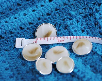 Conjunto de 4 botones de vástago, 3 tamaños y 3 colores disponibles, comprar conjuntos de todos los 3 tamaños (en 1 color o colores cruzados) obtener 1 botón de cada tamaño libre