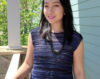 Patrón de top Summer Time, este top es perfecto para usar en verano y fácil de hacer.