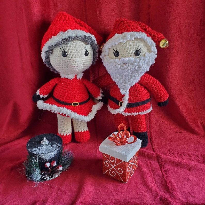 Stuffed Santa Mrs Claus and Elf Christmas Stocking Stuffer | Etsy