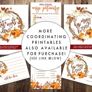 Apple Cider Bar Sign | Hot Cider Bar | Fall Wedding | Bridal Shower | Autumn Baby | Spiked Hard Cider | Pumpkin Leaves | Orange | Rustic PKN image 3
