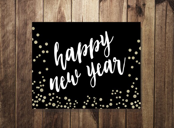 New Years Eve Decor New Years Printable Champagne Bar Sign Etsy