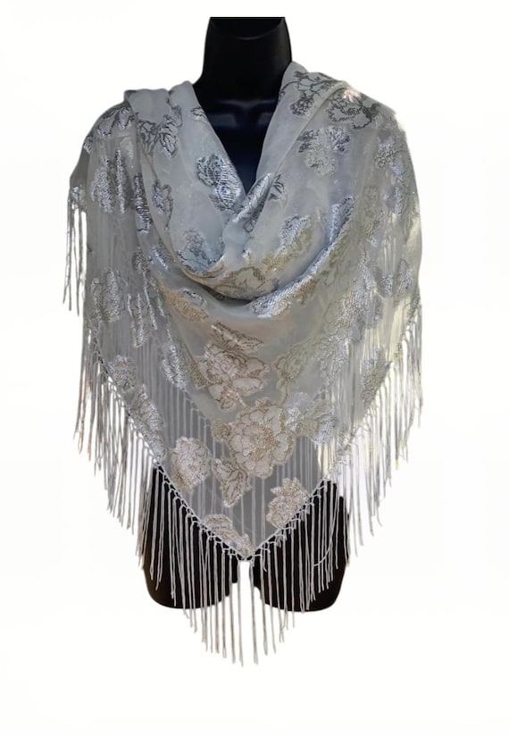 00’s Archive PPFM Scalf Stole Scarf Off White Chunky Scarf Off White – ONE