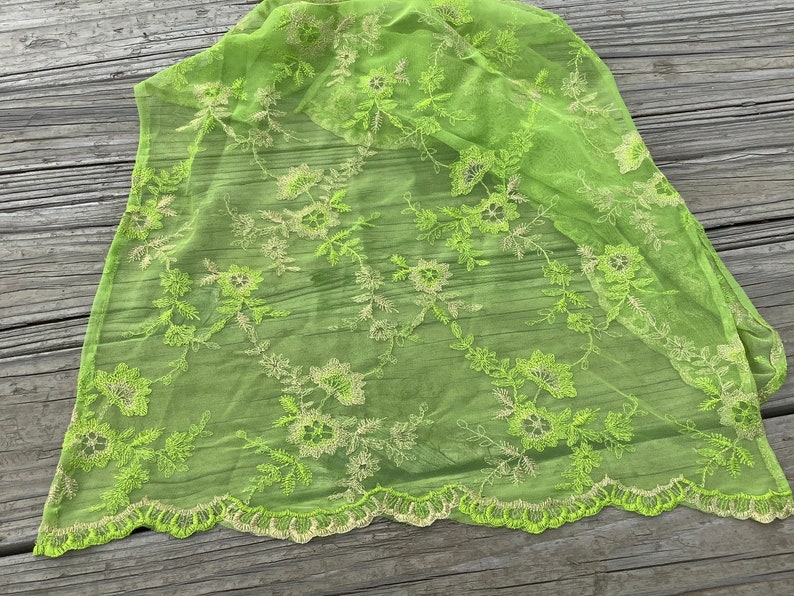 lime shawl