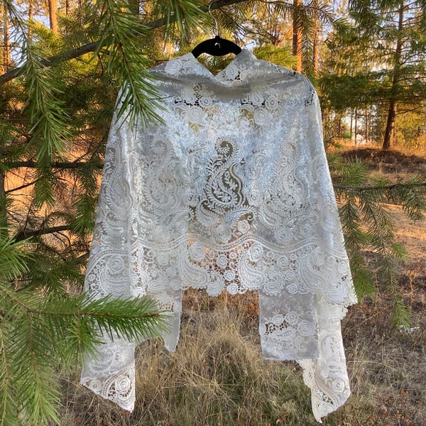 womens lace shawl
