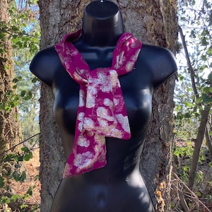 Fuchsia pink long Scarf, Friends Birthday Gift ideas, Sparkly Scarves for Women, Gift idea, Sparkly Pink Scarf, Best Gift for Sister