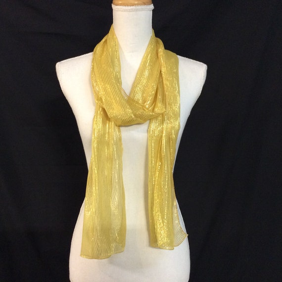 Sparkly gold scarves Holiday gift for Women Shimmer Fabric Etsy