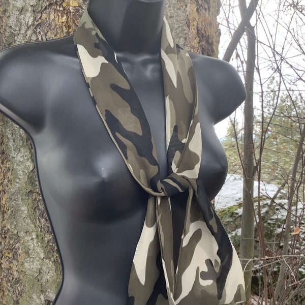 Mens Camo Scarf Etsy
