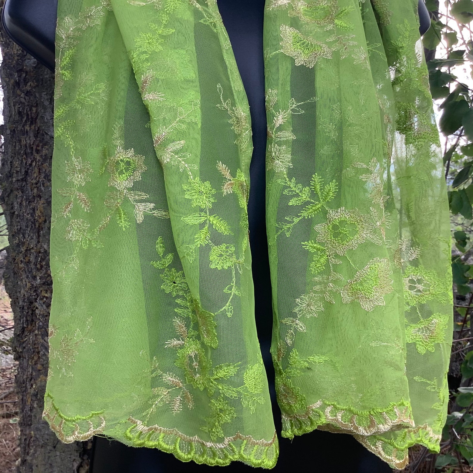 lime shawl