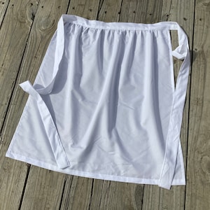 Plain White Apron for Costumes White Pioneer Apron Solid - Etsy