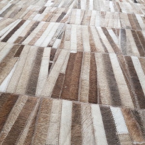 Unique! Cowhide Patchwork Rug 1.4 x 1.8m