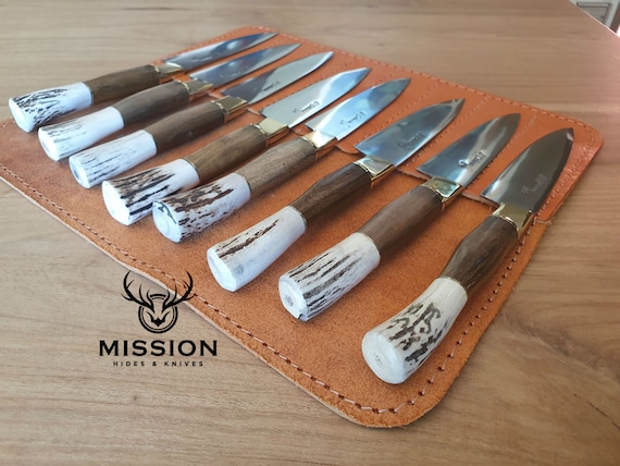 STEAK KNIVES SET X 12 Argentine Gaucho Stainless Steel Mission Argentina. 