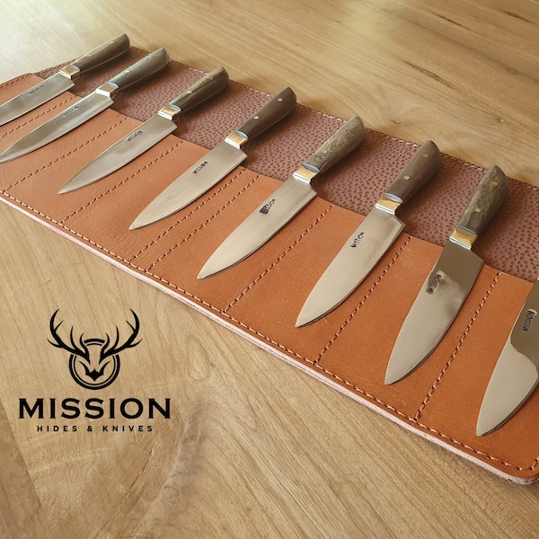 Argentine Gaucho STEAK KNIVES SET x 8 Stainless Steel  Mission Argentina.