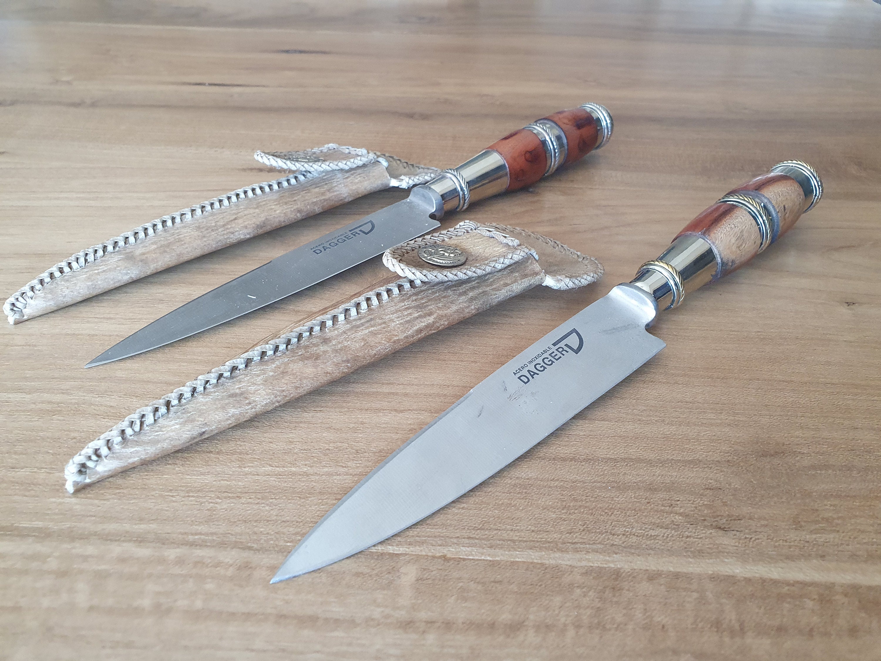 Set x 2 Argentine Gaucho Steak Knives. Stainless Steel 420 Mo Etsy