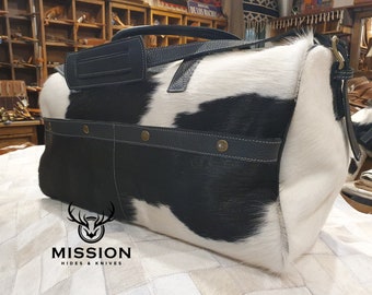 Cowhide Traveller Bag, Weekender Cowhide Bag