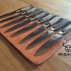 Argentine Gaucho STEAK KNIVES SET x 8 Stainless Steel Mission Argentina.
