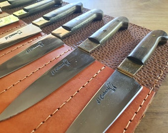 8 STEAK KNIVES SET Stainless Steel Gaucho Knives  Mission Argentina. Father Day
