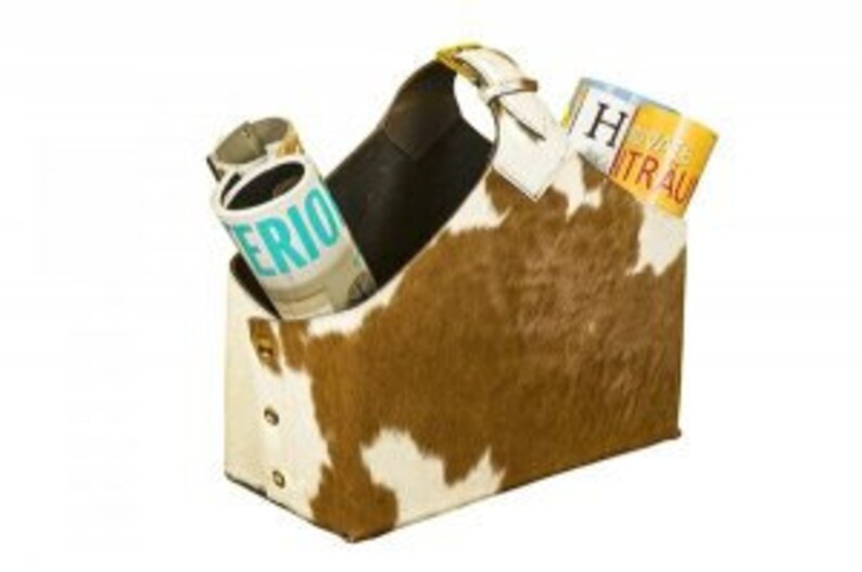 Cowhide Bowl. Keys Coins Throw Everything. Unique Etsy