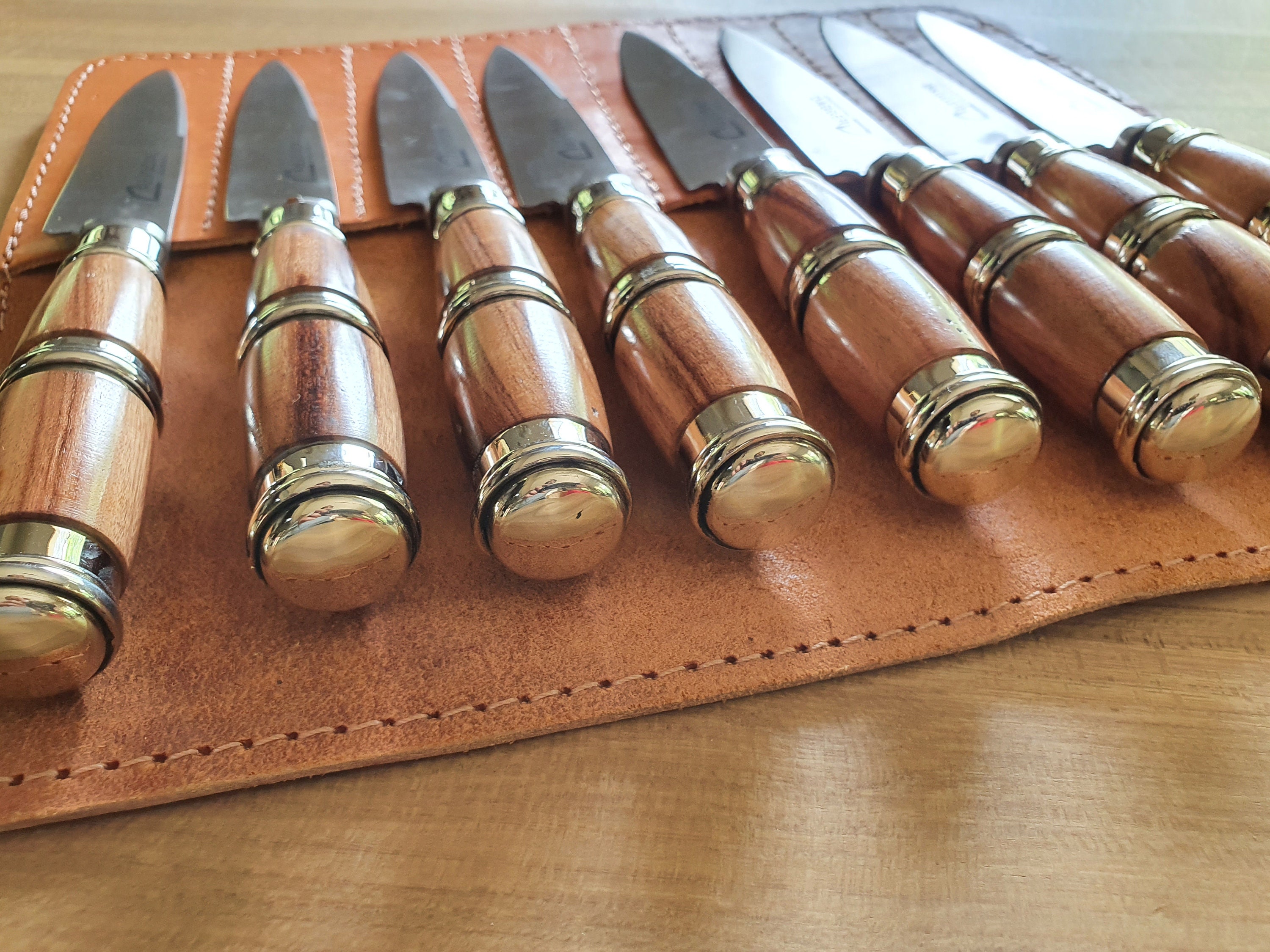 Argentine Handmade Gaucho 8 STEAK KNIVES SET Premium Stainless Etsy