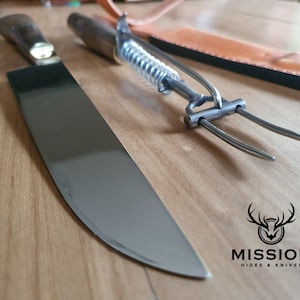 Argentine Gaucho Barbecue Set Mission Argentina Knife Ring Fork Mission Argentina. 7&quot;
