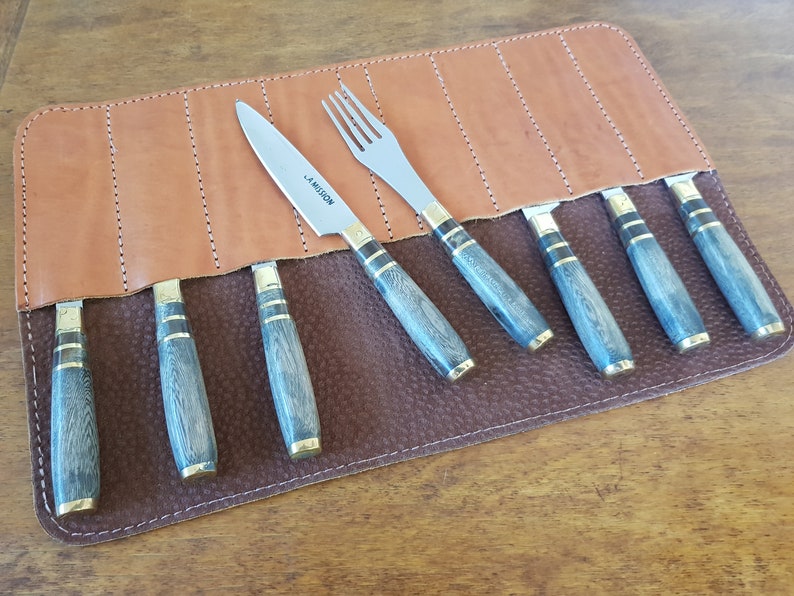 Argentine Gaucho STEAK KNIVES SET Fork x 4 Stainless Steel Etsy