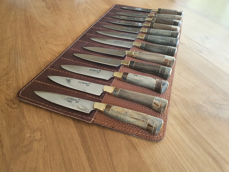 STEAK KNIVES SET X 12 Argentine Gaucho Stainless Steel Mission Etsy