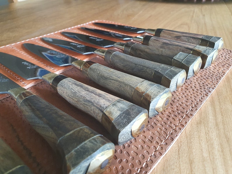 Argentine Gaucho STEAK KNIVES SET X 8 Stainless Steel Mission Etsy