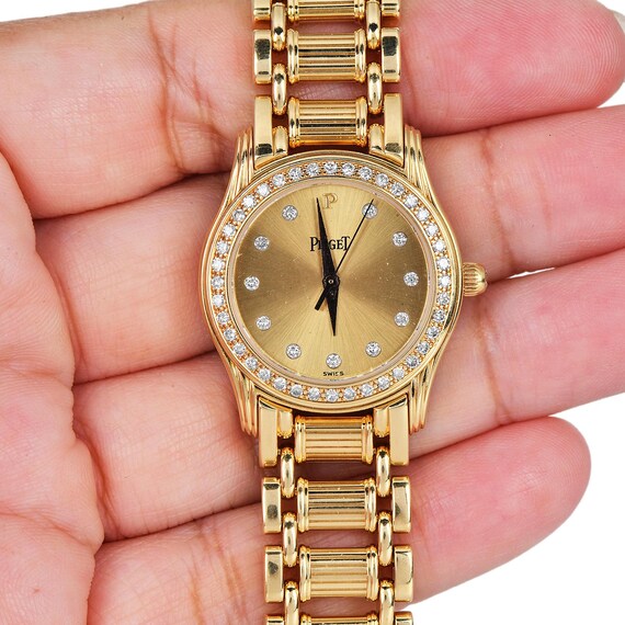 Orologio da polso da donna Piaget Polo in oro giallo 18 carati con - Main Image