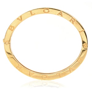 Bvlgari B.ZERO1 B.Zero 1 18K Yellow Gold Bangle Bulgari Bracelet