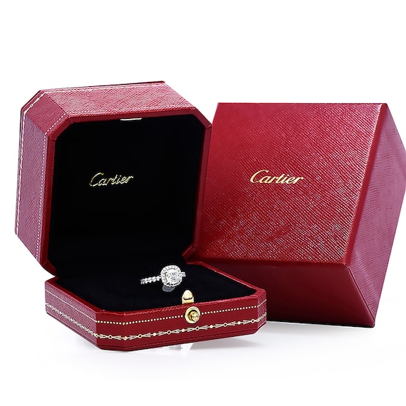 Cartier GIA Certified F VVS Cushion Diamond Plati… - image 9