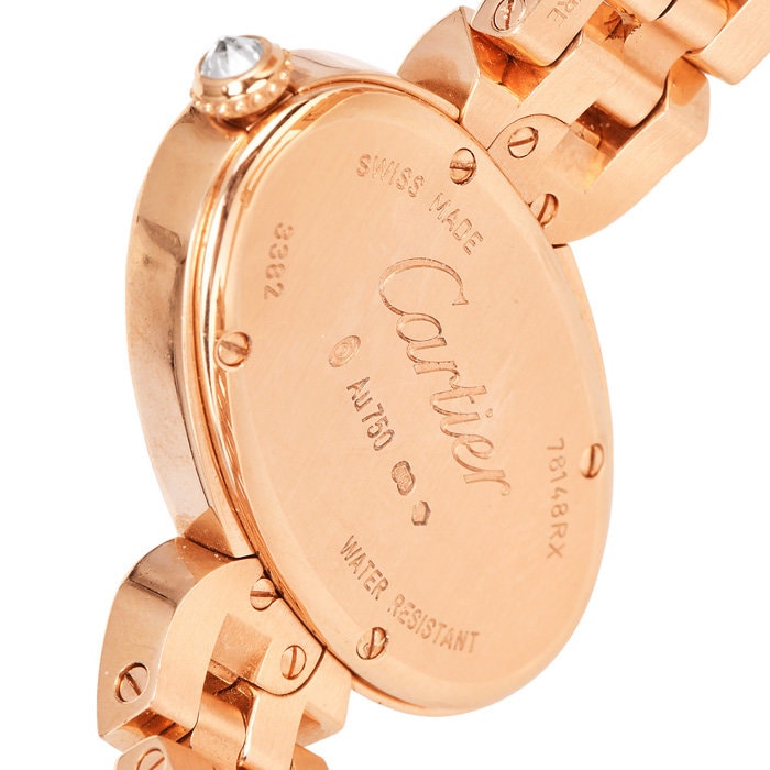 Cartier Delices Pink Gold Diamond -set Bracelet Watch Ref 3382 - Etsy