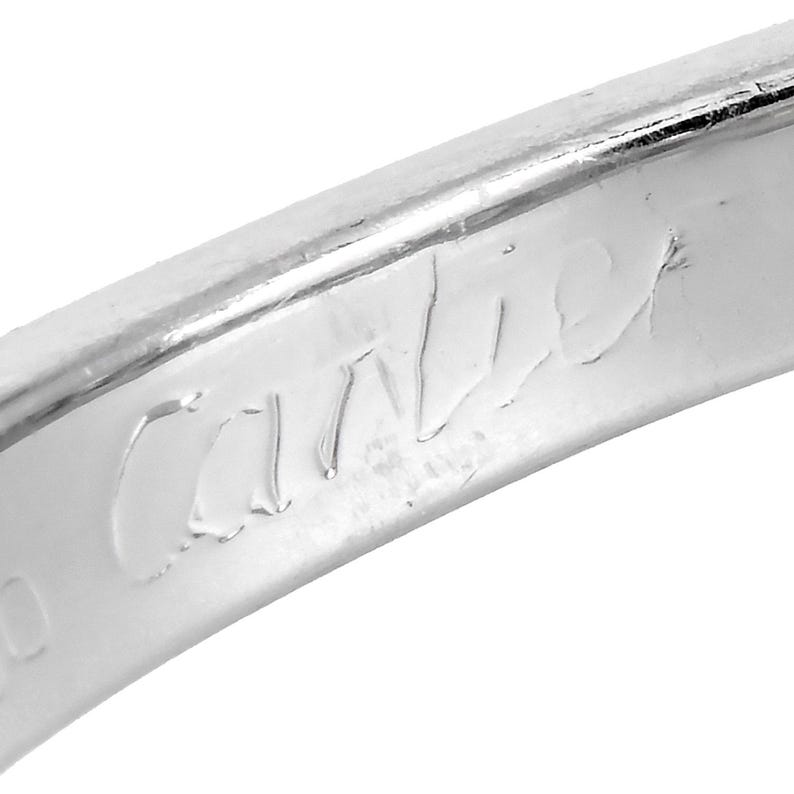 Cartier 1895 Collection 1.77 Carat Diamond Engagement Ring Platinum image 9