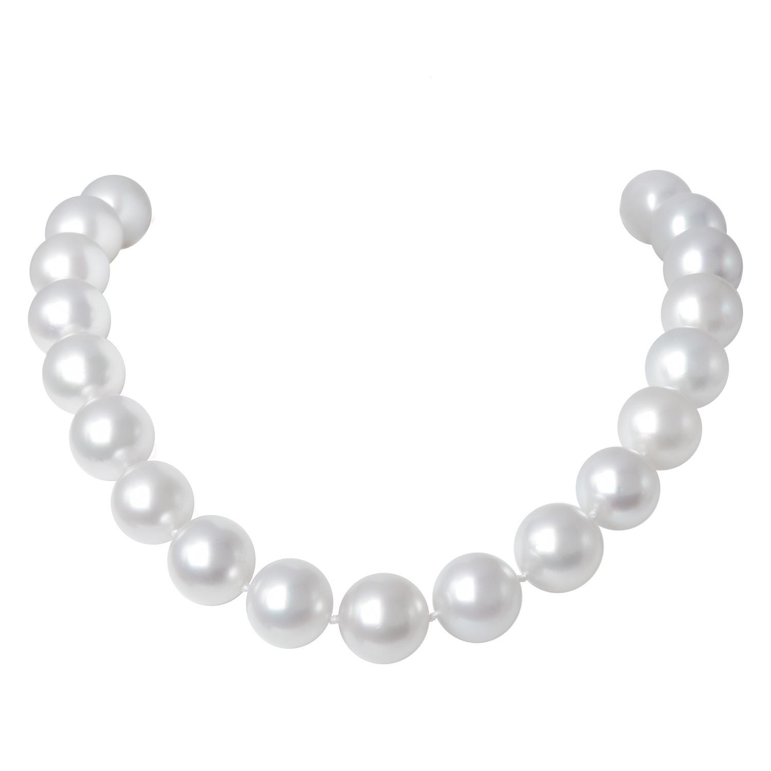 AAA 16mm Lustrous South Sea Pearl Gold Clasp Choker  Necklace
